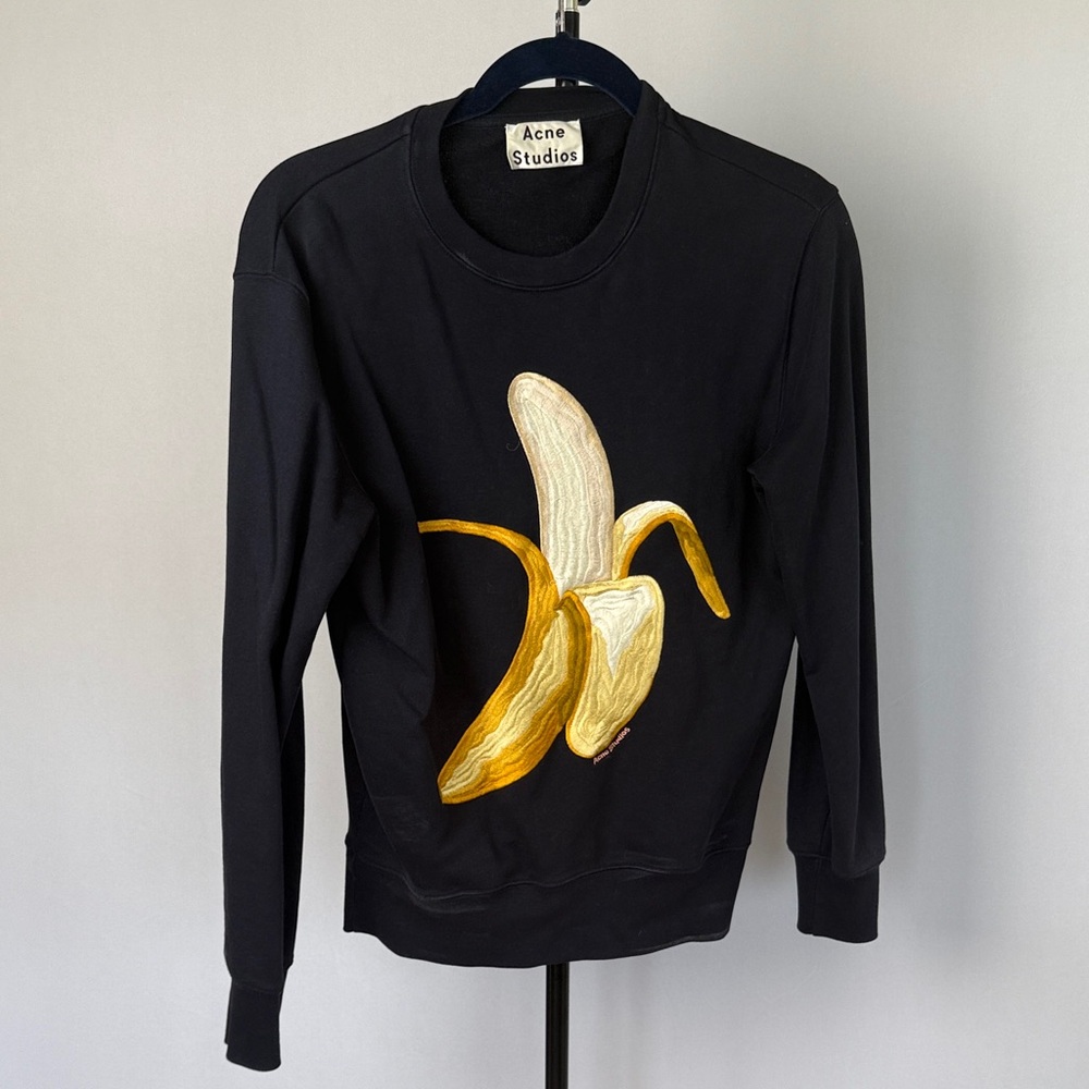 Acne Studios Navy Crewneck Top